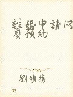 离婚申请网上怎么预约