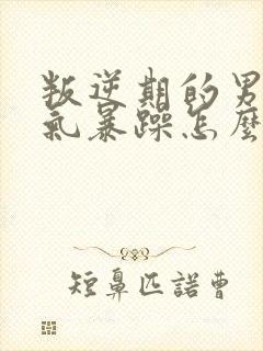 叛逆期的男孩脾气暴躁怎么办