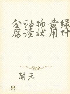 分泌物黄绿色豆腐渣状用什么药