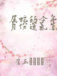 属蛇的今年10月份运气怎么样