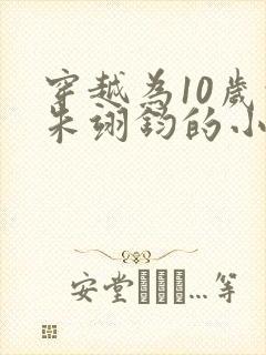 穿越为10岁的朱翊钧的小说