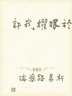 许我耀眼于奶奶