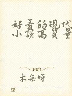 好看的现代言情小说高质量文笔好