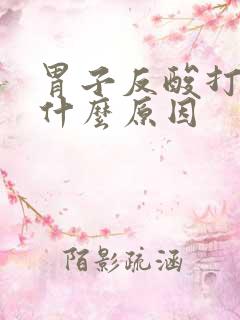 胃子反酸打嗝是什么原因