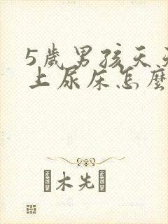 5岁男孩天天晚上尿床怎么回事