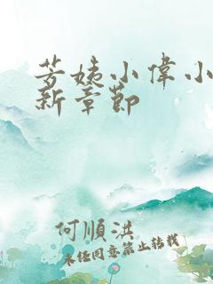 芳姨小伟小说最新章节