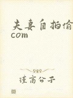 夫妻自拍偷拍.com