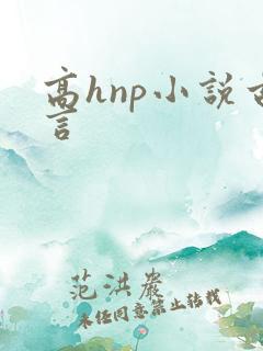 高hnp小说古言
