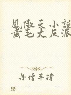 凤傲天小说里的黄毛大反派也想要幸福小说