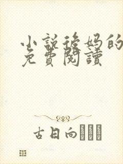 小说后妈的秘密免费阅读