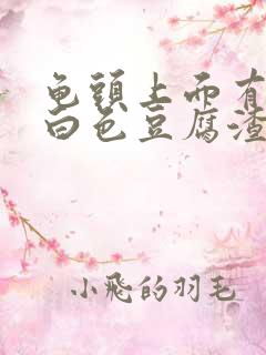 龟头上面有一层白色豆腐渣一样的东西