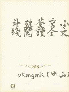 斗破苍穹小说在线阅读全文无弹窗