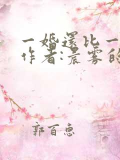 一婚还比一婚高作者:晨雾的光