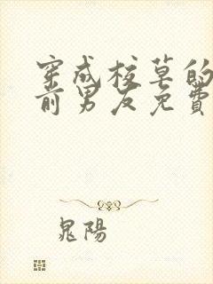 穿成校草的炮灰前男友免费阅读