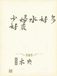 少妇水好多好紧好爽