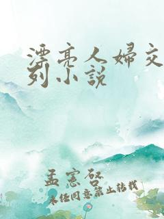 漂亮人妇交换系列小说