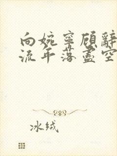 向婉宁顾辞小说流年落尽空白首