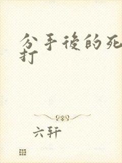 分手后的死缠烂打