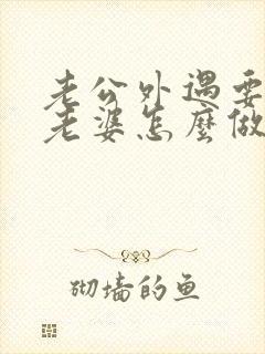 老公外遇要离婚老婆怎么做