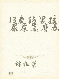 13岁的男孩还尿床怎么办