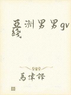 亚洲男男gv在线