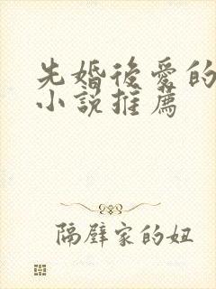 先婚后爱的甜宠小说推荐