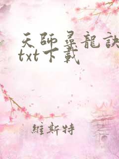 天师寻龙诀完本txt下载