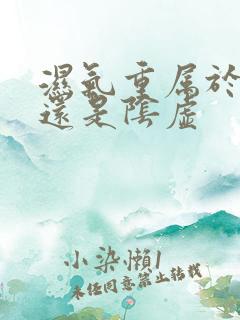 湿气重属于阳虚还是阴虚