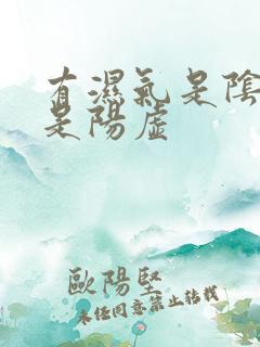 有湿气是阴虚还是阳虚