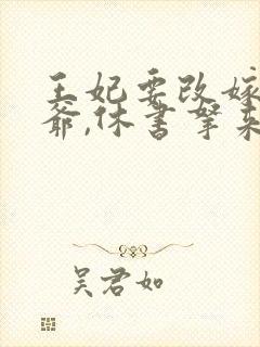 王妃要改嫁:王爷,休书拿来