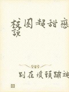 校园超甜恋爱小说