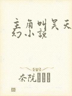 主角叫吴天的玄幻小说