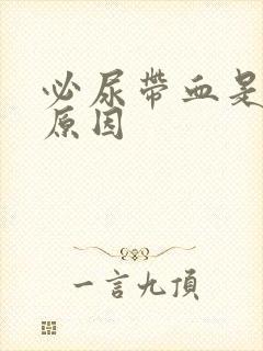 必尿带血是什么原因