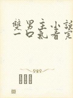 双男主小说虐文一口气看完