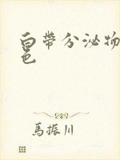 白带分泌物有黄色