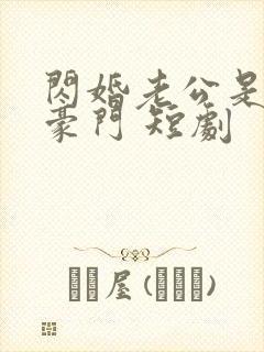 闪婚老公是超级豪门 短剧