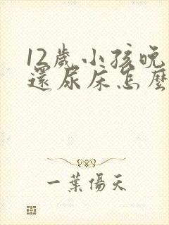 12岁小孩晚上还尿床怎么办