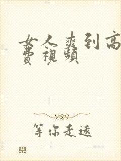 女人爽到高潮免费视频