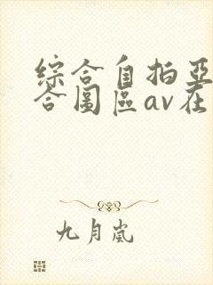 综合自拍亚洲综合图区av在线