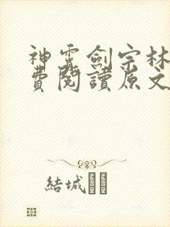 神霄剑宗林枫免费阅读原文