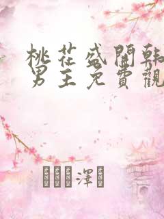 桃花盛开韩剧双男主免费观看