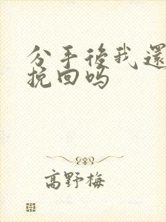 分手后我还可以挽回吗