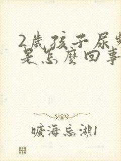 2岁孩子尿频繁是怎么回事