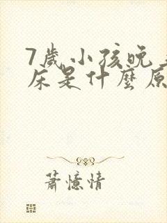 7岁小孩晚上尿床是什么原因造成的