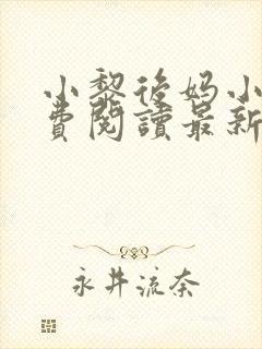 小黎后妈小说免费阅读最新章节更新