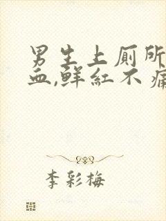 男生上厕所拉出血,鲜红不痛