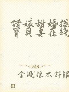 错嫁甜婚总裁的宝贝妻在线小说