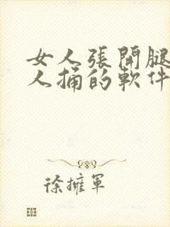 女人张开腿让男人捅的软件