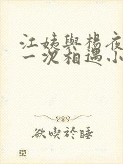 江姨与杨夜的第一次相遇小说