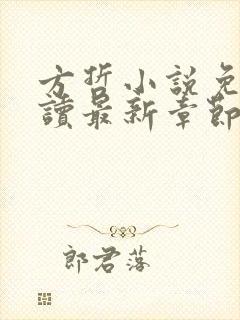 方哲小说免费阅读最新章节更新